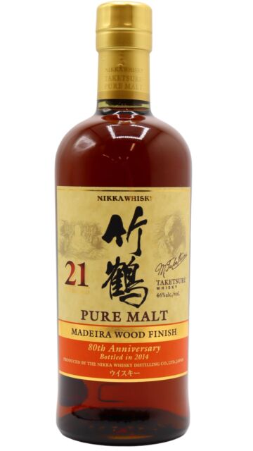 Nikka - 80th Anniversary Madeira Wood Finish Japanese 21 year old Whisky