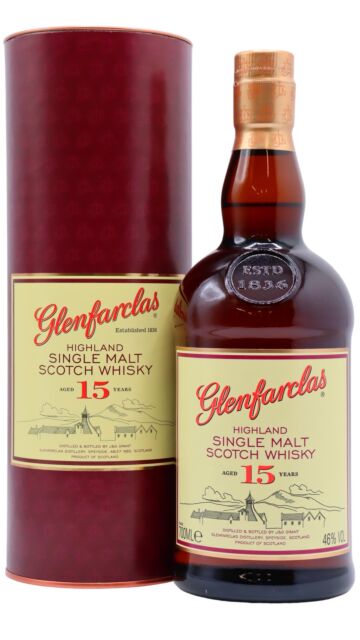 Glenfarclas - Highland Single Malt Scotch 15 year old Whisky