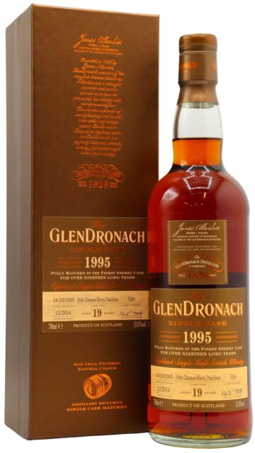 Glendronach - Batch 11 Single Pedro Ximenez Sherry Cask #538 1995 19 year old Whisky