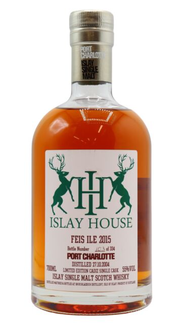 Port Charlotte - Feis Ile 2015 - Islay House Single Malt Scotch 2004 10 year old Whisky