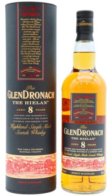 Glendronach - The Hielan Single Malt Scotch 8 year old Whisky