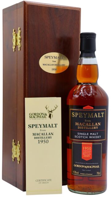 The Macallan - Speymalt Single Malt Scotch 1950 58 year old Whisky