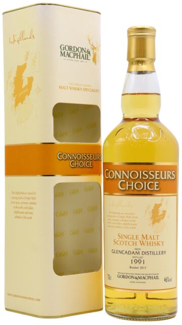 Glencadam - Connoisseurs Choice Single Malt Scotch 1991 21 year old Whisky