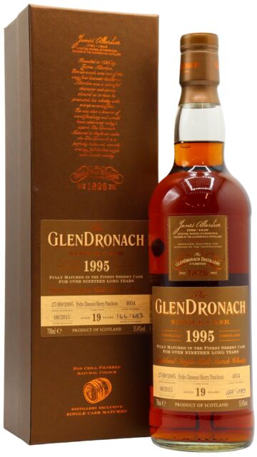 Glendronach - Batch 12 Single Pedro Ximenez Sherry Cask #4034 1995 19 year old Whisky