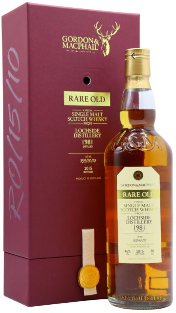 Lochside (silent) - Gordon & MacPhail Rare Old Single Malt Scotch 1981 34 year old Whisky