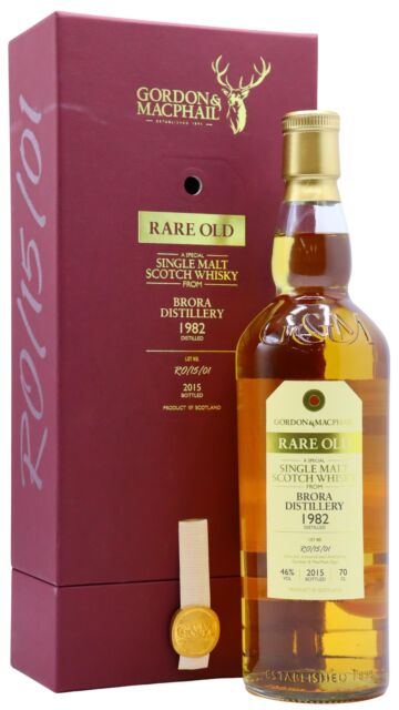 Brora (silent) - Gordon & MacPhail Rare Old Single Malt Scotch 1982 33 year old Whisky