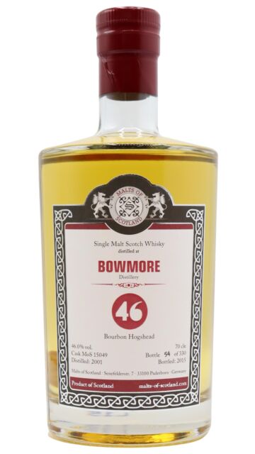 Bowmore - Bartels Single Cask #15049 2001 14 year old Whisky