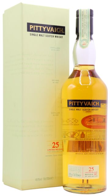 Pittyvaich (silent) - 2015 Special Release Single Malt Scotch 1989 25 year old Whisky
