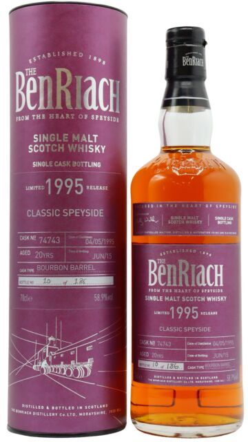 Benriach - Single Cask #74743 1995 20 year old Whisky