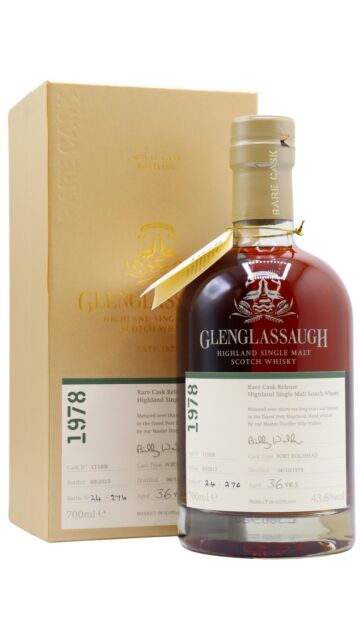 Glenglassaugh - Rare Cask Release #1118/8 1978 36 year old Whisky