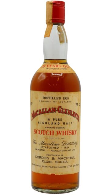 The Macallan - Pure Highland Malt Scotch 1938 35 year old Whisky