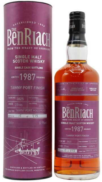 Benriach - Single Cask #3825 1987 27 year old Whisky
