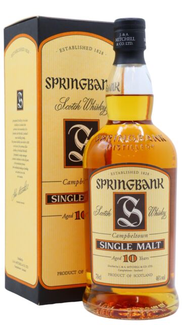 Springbank - Campbeltown Single Malt 10 year old Whisky (Old Bottling)