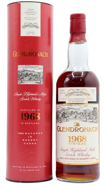 Glendronach - Single Highland Malt 1968 25 year old Whisky