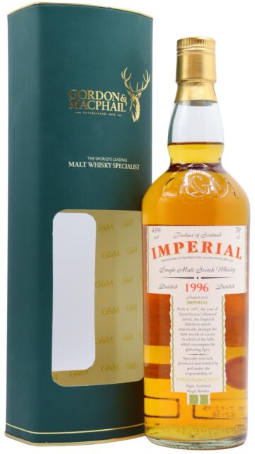 Imperial (silent) - Gordon & MacPhail Single Malt Scotch 1996 19 year old Whisky