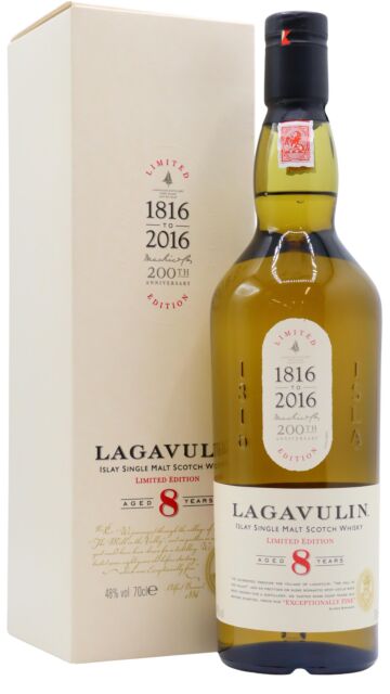 Lagavulin - 1826 - 2016 200th Anniversary Islay Single Malt Scotch 8 year old Whisky