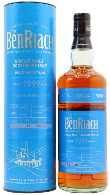 Benriach - Oloroso Sherry Single Cask #5043 1999 16 year old Whisky