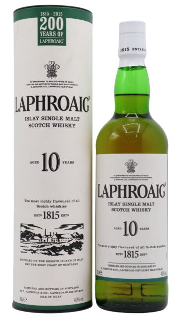 Laphroaig - 200th Anniversary Islay Single Malt Scotch 10 year old Whisky