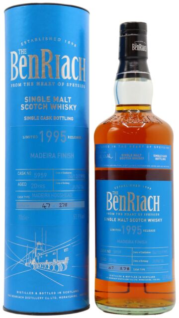 Benriach - Madeira Finish Single Cask #5959 1995 20 year old Whisky