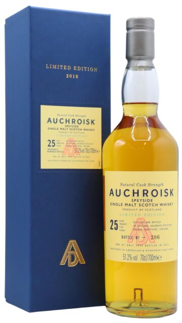 Auchroisk - 2016 Special Release Single Malt Scotch 1990 25 year old Whisky
