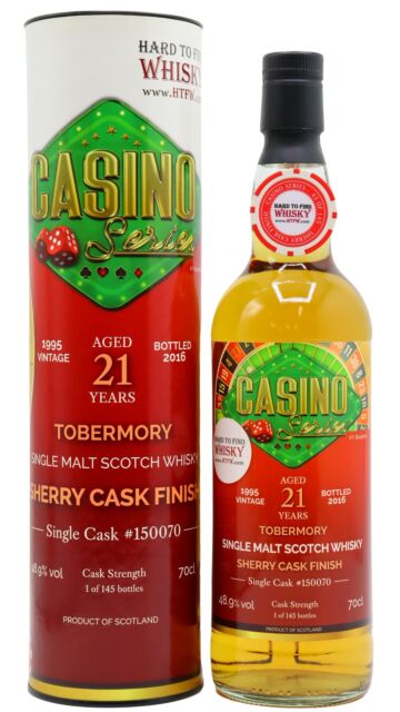 Tobermory - Casino Series - Single Sherry Cask #150070 Roulette 1995 21 year old Whisky