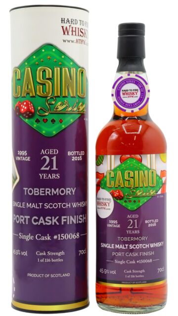 Tobermory - Casino Series - Single Port Cask #150068 Slot Machine 1995 21 year old Whisky