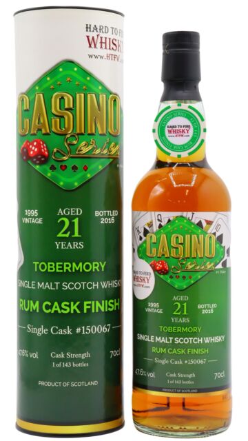 Tobermory - Casino Series - Single Rum Cask #150067 Poker 1995 21 year old Whisky