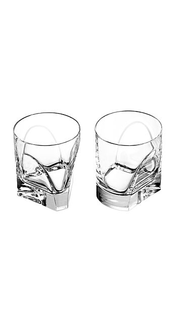 Enzo Mari - Conversazione Old Fashioned Glass (Twin Pack)