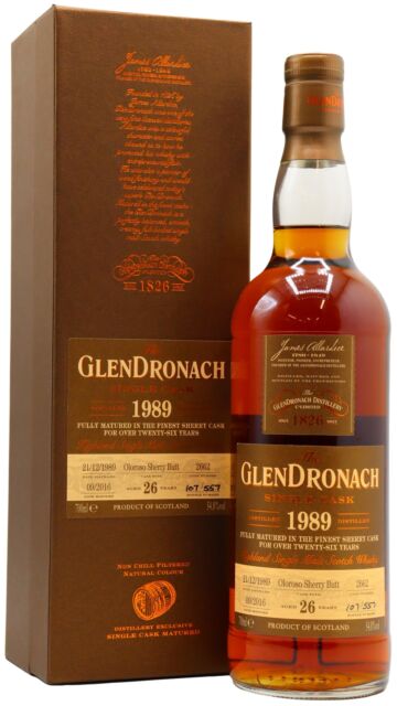 Glendronach - Batch 14 Single Oloroso Sherry Cask #2662 1989 26 year old Whisky