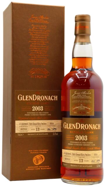 Glendronach - Batch 14 Single Pedro Ximenez Sherry Cask #4034 2003 13 year old Whisky