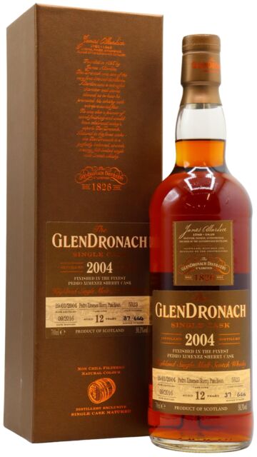 Glendronach - Batch 14 Single Pedro Ximenez Sherry Cask #5523 2004 12 year old Whisky