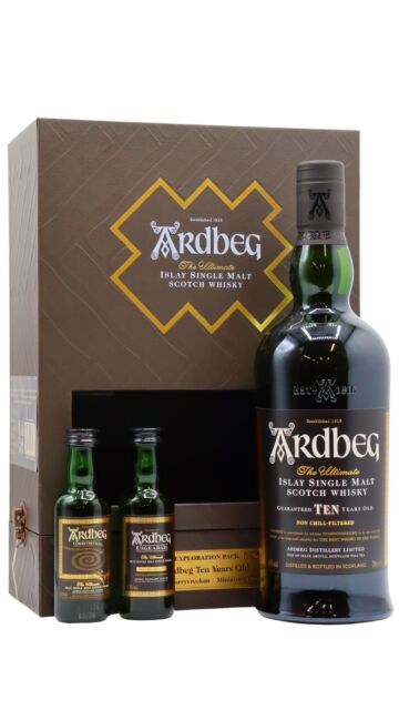 Ardbeg - Exploration Islay Single Malt Scotch 10 year old Whisky Gift Pack