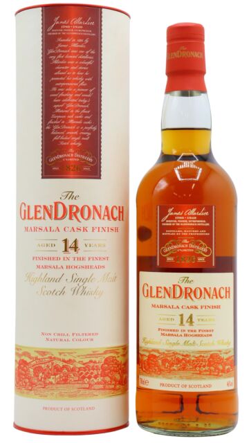Glendronach - Marsala Cask Finish Highland Single Malt Scotch 14 year old Whisky