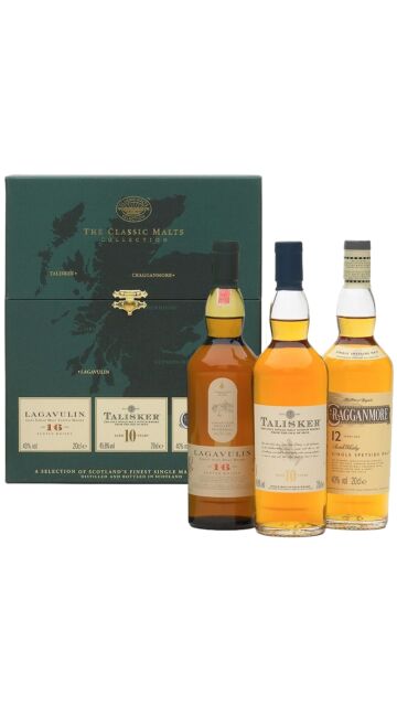 The Classic Malts Collection - Strong Single Malt Scotch Whisky (3 x 20cl)