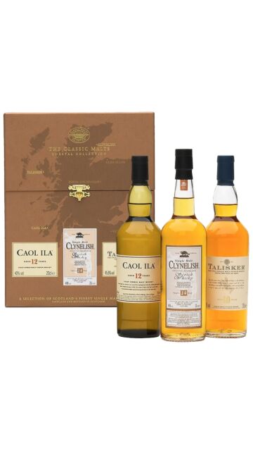 The Classic Malts Collection - Coastal Single Malt Scotch Whisky (3 x 20cl)