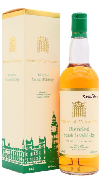 House of Commons - Signed By Gordon Brown Blended Scotch Whisky