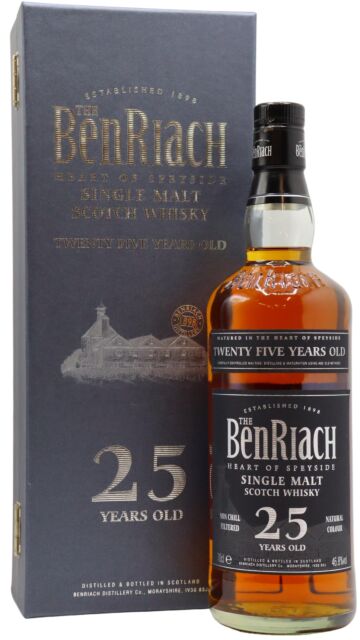 Benriach - Speyside Single Malt Scotch 25 year old Whisky (Old Bottling)
