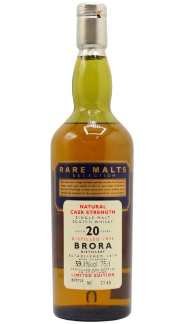 Brora (silent) - Rare Malts Selection Single Malt Scotch 1975 20 year old Whisky