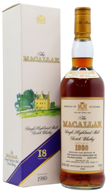 The Macallan - 1998 Release Sherry Oak Highland Single Malt Scotch 1980 18 year old Whisky (75cl)