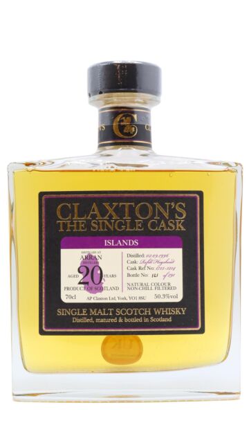 Arran - Claxton's Single Cask #17131214 1996 20 year old Whisky