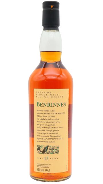 Benrinnes - Flora & Fauna Single Malt Scotch 15 year old Whisky