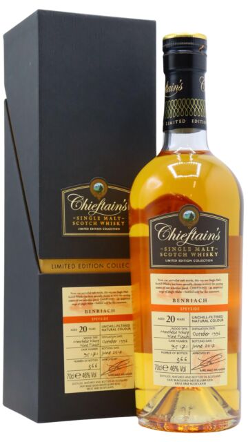 Benriach - Chieftain's Single Cask #95171 1996 20 year old Whisky