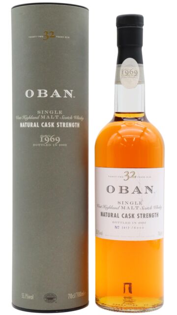 Oban - Natural Cask Strength Single Malt Scotch 1969 32 year old Whisky