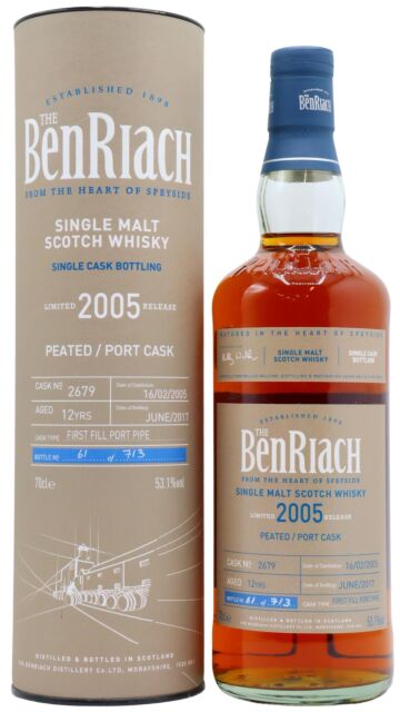 Benriach - Single Cask #2679 2005 12 year old Whisky