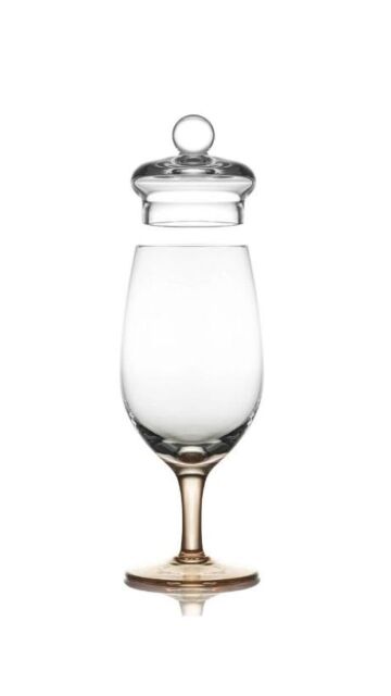 Amber - Distillery Tasting Glass With Lid (Gold Version)