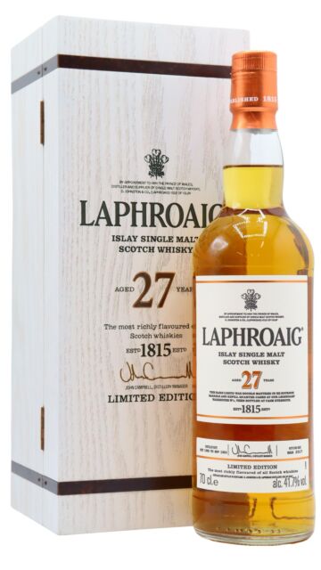 Laphroaig - Double Matured Islay Single Malt Scotch 1989 27 year old Whisky