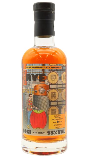 New York Distilling - That Boutique-y Whisky Company Batch #1 Rye 2 year old Spirit