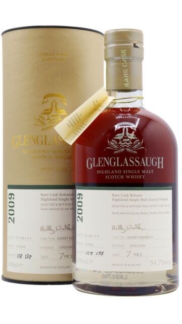 Glenglassaugh - Rare Cask Release #1160 2009 7 year old Whisky