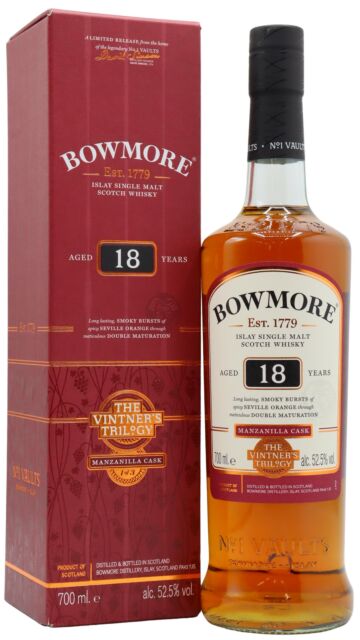 Bowmore - Vintner's Trilogy 1st Release Islay Single Malt Scotch 18 year old Whisky