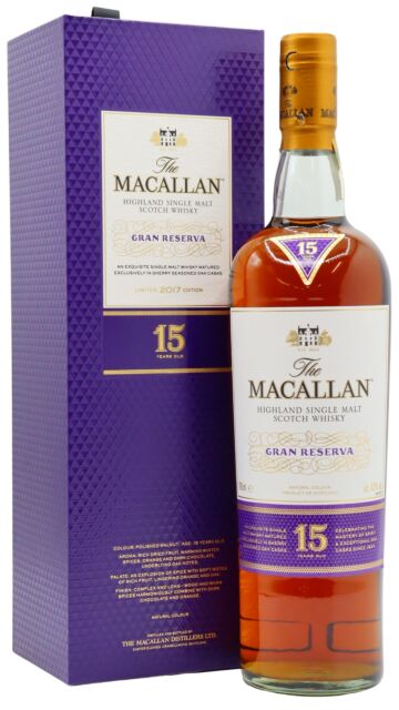 The Macallan - Gran Reserva 2017 Edition Single Malt Scotch 15 year old Whisky